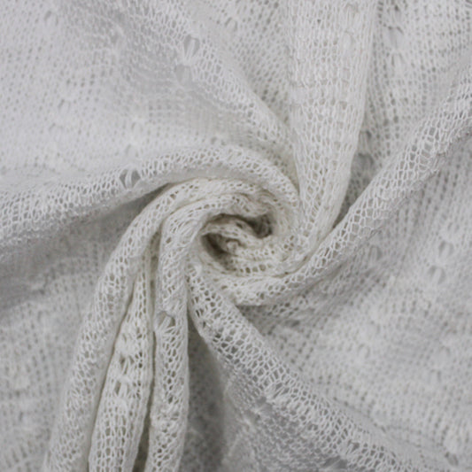 Pointelle Pattern Sweater Knit Crochet Fabric by the Yard - Style 218