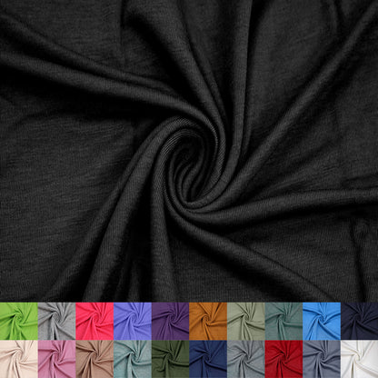 Multicolor Apparel, Tops, Maternity, Decorations & Crafts Fabric by the Yard - 220GSM, 60" Wide Rayon Spandex Jersey Knit,  Medium Weight - Soft & Breathable,  4-Way Stretch - SKU 407