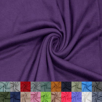 Multicolor Apparel, Tops, Maternity, Decorations & Crafts Fabric by the Yard - 220GSM, 60" Wide Rayon Spandex Jersey Knit,  Medium Weight - Soft & Breathable,  4-Way Stretch - SKU 407