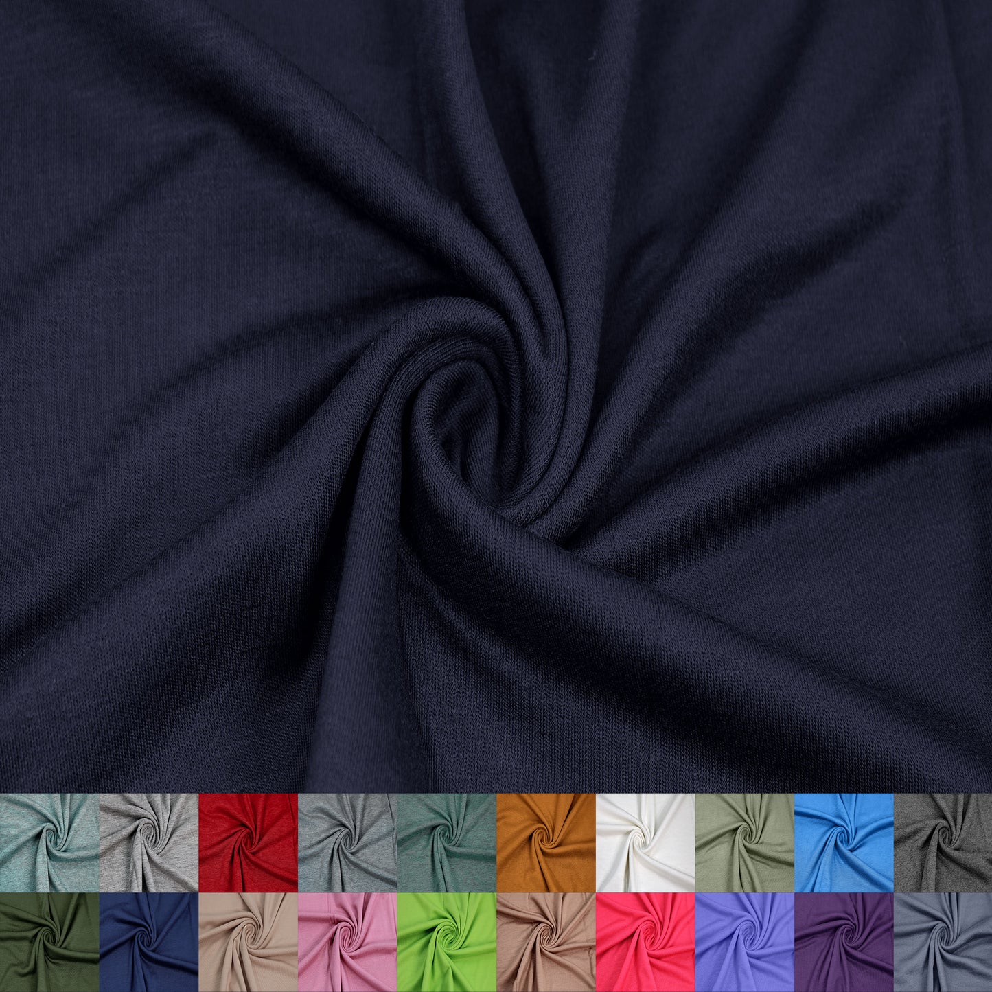 Multicolor Apparel, Tops, Maternity, Decorations & Crafts Fabric by the Yard - 220GSM, 60" Wide Rayon Spandex Jersey Knit,  Medium Weight - Soft & Breathable,  4-Way Stretch - SKU 407