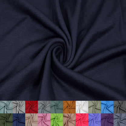 Multicolor Apparel, Tops, Maternity, Decorations & Crafts Fabric by the Yard - 220GSM, 60" Wide Rayon Spandex Jersey Knit,  Medium Weight - Soft & Breathable,  4-Way Stretch - SKU 407