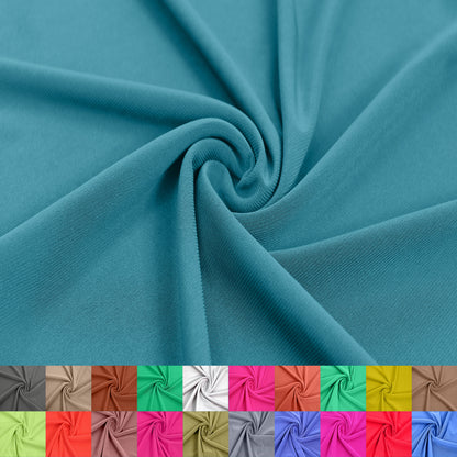 Multicolor Ideal for Apparel, Activewear, Leggings, Drapery & DIY Fabric by the Yard - 229 GSM, 60" ITY Jersey Knit Poly Spandex, Medium Weight, 4-Way Stretch - Breathable - SKU 460