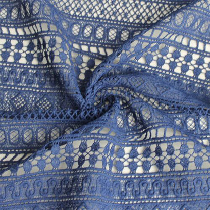 47" wide 100% Polyester Chemical Lace Fabric 179GSM - SERENA Pattern (SKU-663)