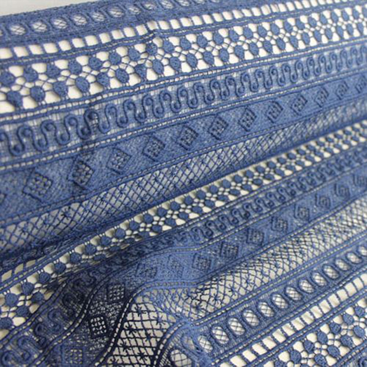 47" wide 100% Polyester Chemical Lace Fabric 179GSM - SERENA Pattern (SKU-663)