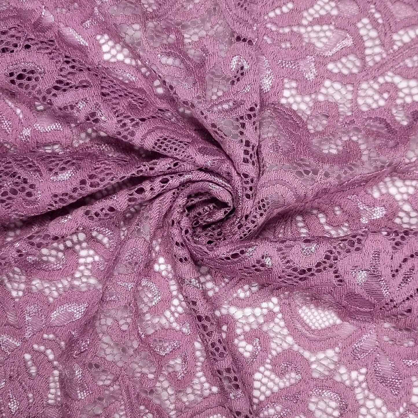 60" High Quality Lace Fabric Nylon Spandex Blend Rebecca with Scallop Pattern 155gsm - By the Yard - (SKU-670)