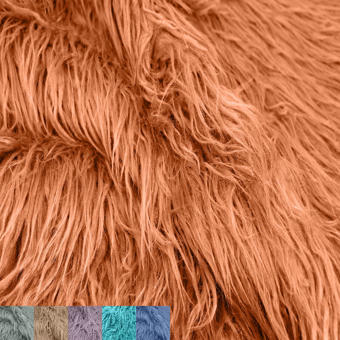 Mongolian Sheep Wool Faux Fur-Fabric by The Yard-Shaggy Mohair-for Sewing, Costumes, Pillows, Rugs, Apparel, Clothing, Decorations, Upholstery, Home DIY Project - (SKU-6756)