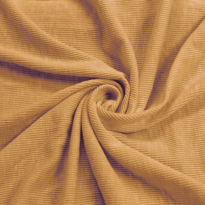 54"Wide Solid 2x1 Rib Knit Sandwash Polyester Cotton Spandex Stretch Fabric by the Yard - (SKU-699)