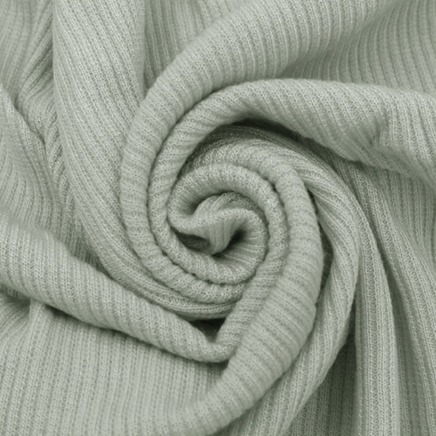 58" Solid Rayon Spandex 2x1 Rib Knit  Stretch Fabric 220gsm - by the Yard - (SKU-752)