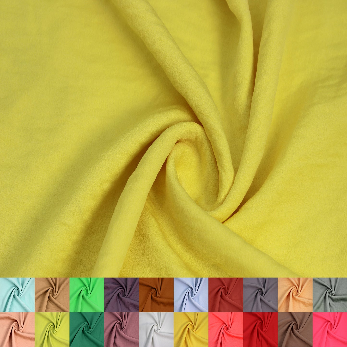 59" Wide Airflow Satin Fabric by the Yard - 100% Polyester, 165 GSM, Lightweight, Anti-Wrinkle, Non-Stretch - Ideal for Dresses, Scarves, Blouses & DIY Projects(Style #763)