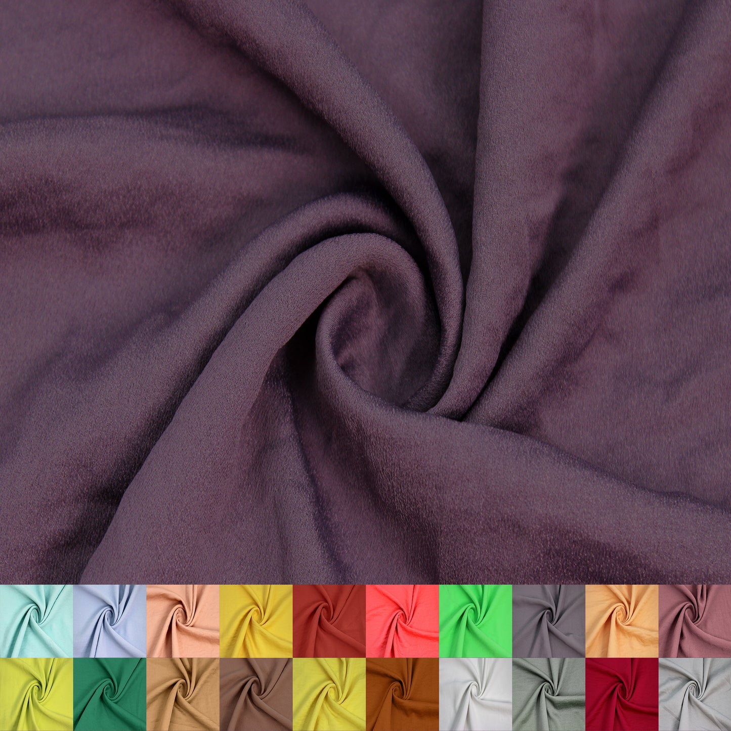 59" Wide Airflow Satin Fabric by the Yard - 100% Polyester, 165 GSM, Lightweight, Anti-Wrinkle, Non-Stretch - Ideal for Dresses, Scarves, Blouses & DIY Projects(Style #763)