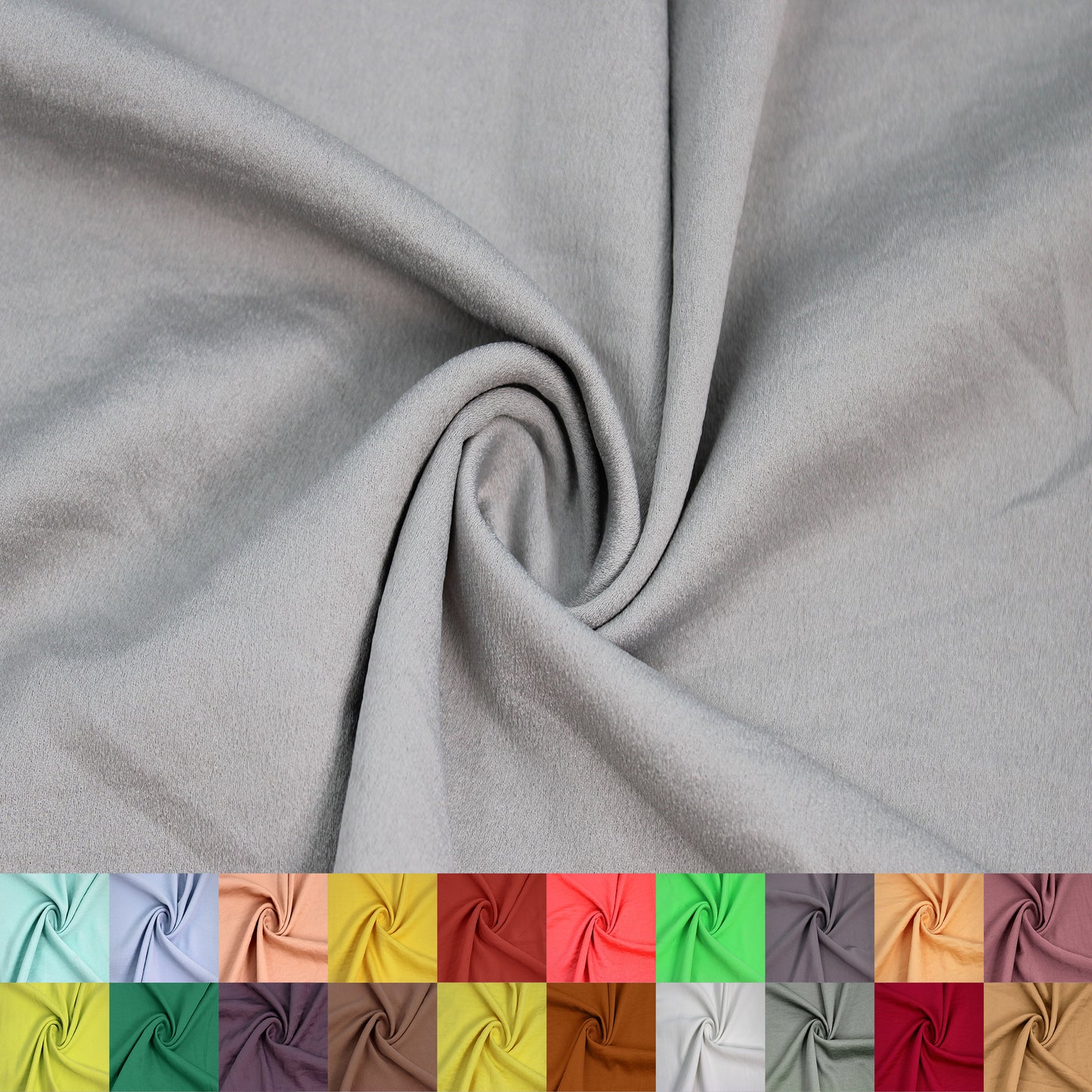 59" Wide Airflow Satin Fabric by the Yard - 100% Polyester, 165 GSM, Lightweight, Anti-Wrinkle, Non-Stretch - Ideal for Dresses, Scarves, Blouses & DIY Projects(Style #763)