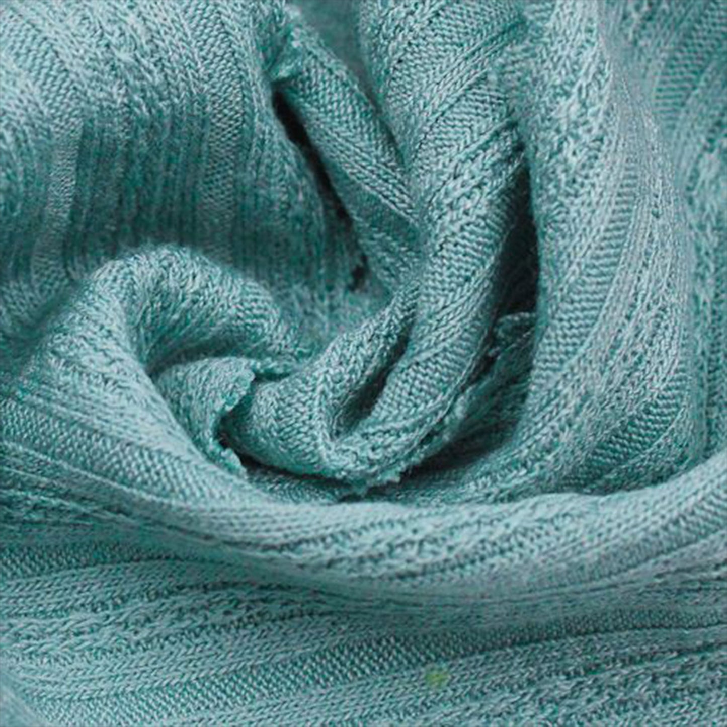 60" Width Solid Color Rayon Spandex Pointelle Rib Knit Fabric by the Yard  - (SKU-773)