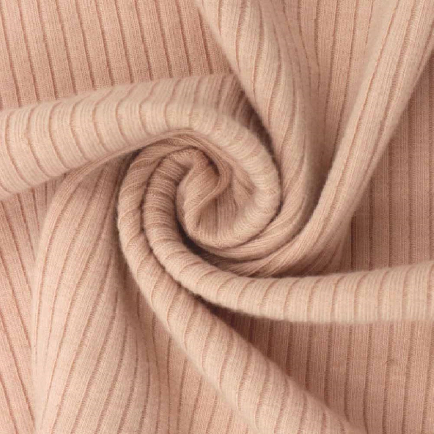 53" Width Polyester Rayon Spandex 4X2 Rib Knit Fabric by the Yard - (SKU-774)
