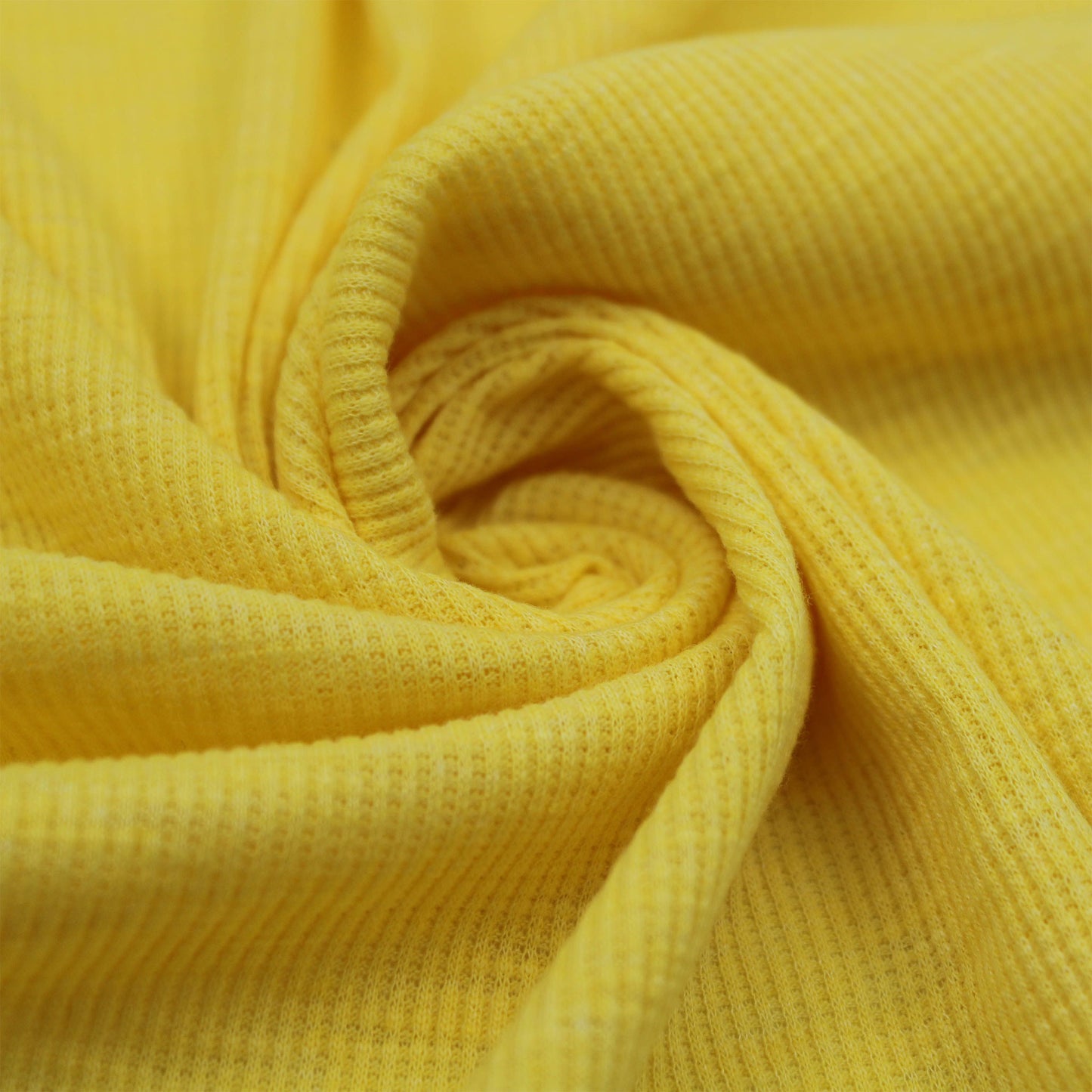 55" Width Solid Color Polyester Cotton Spandex 2X1 Rib Knit Fabric by the Yard - 170gsm- (SKU-792)