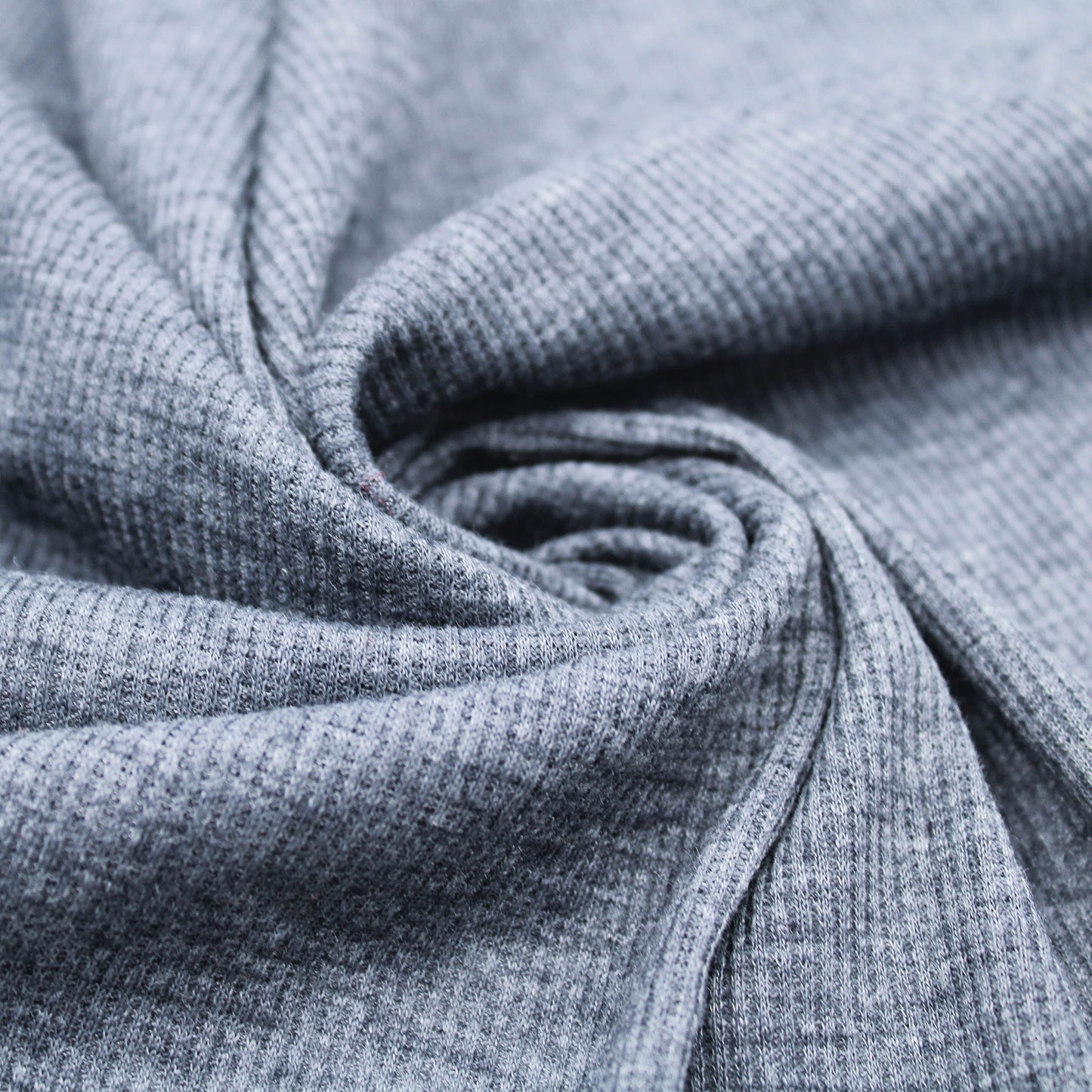 55" Width Solid Color Polyester Cotton Spandex 2X1 Rib Knit Fabric by the Yard - 170gsm- (SKU-792)