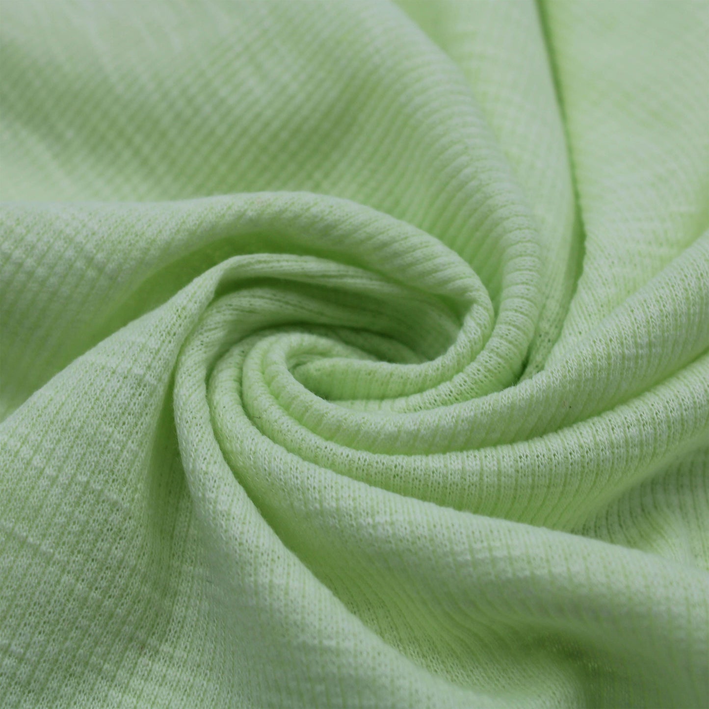 55" Width Solid Color Polyester Cotton Spandex 2X1 Rib Knit Fabric by the Yard - 170gsm- (SKU-792)