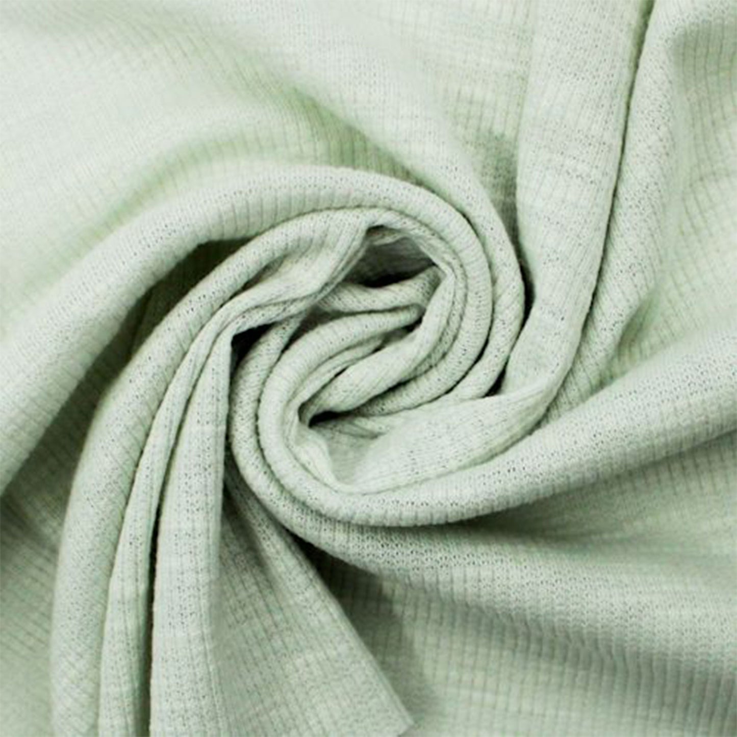 55" Width Solid Color Polyester Cotton Spandex 2X1 Rib Knit Fabric by the Yard - 170gsm- (SKU-792)