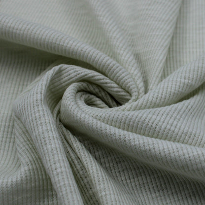 55" Width Solid Color Polyester Cotton Spandex 2X1 Rib Knit Fabric by the Yard - 170gsm- (SKU-792)