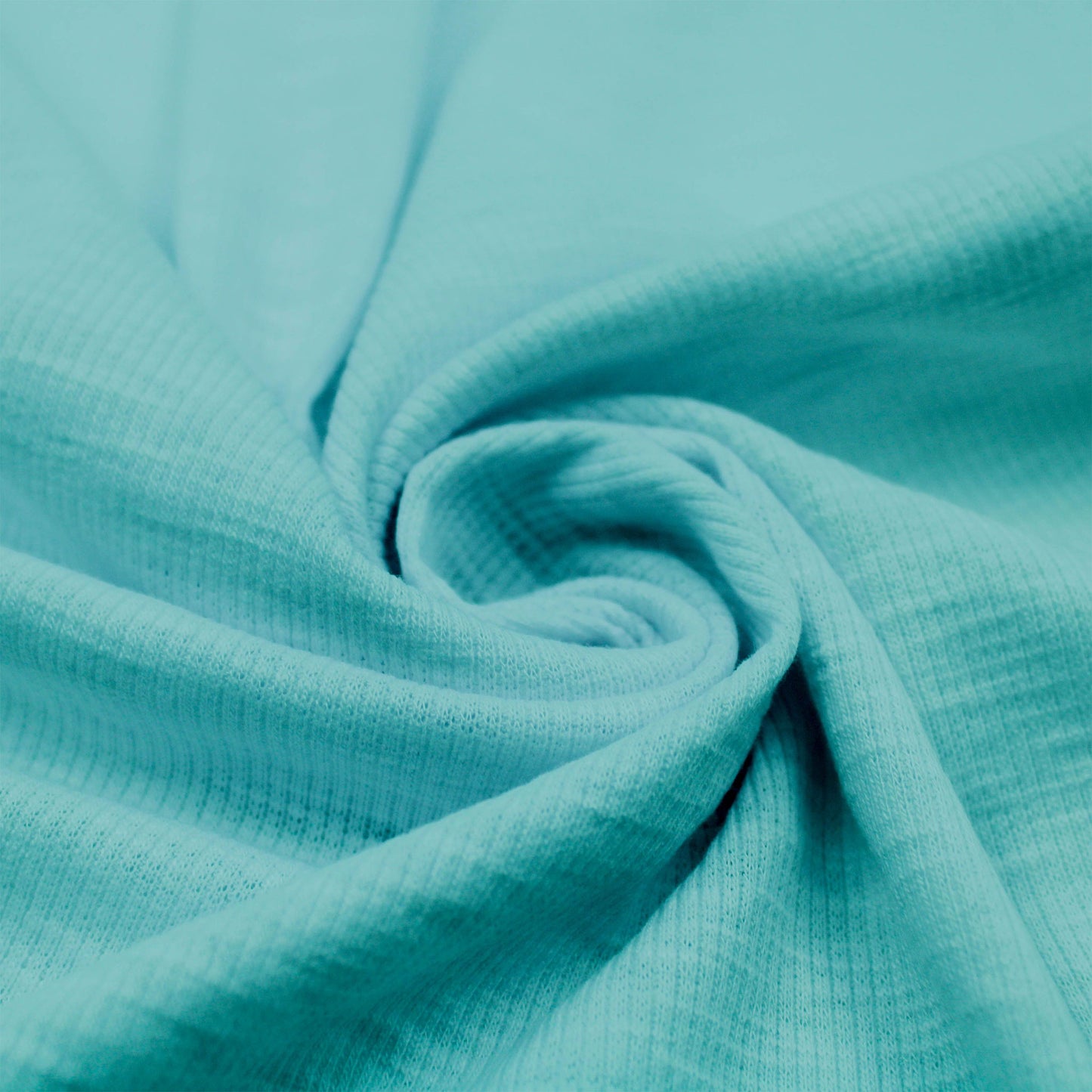 55" Width Solid Color Polyester Cotton Spandex 2X1 Rib Knit Fabric by the Yard - 170gsm- (SKU-792)