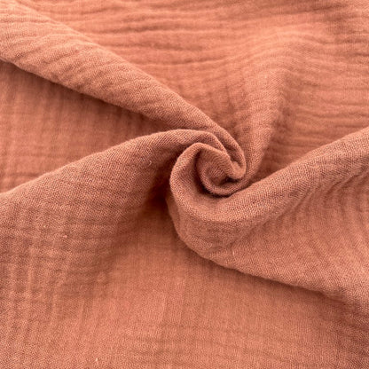 55" Wide 100% Cotton Gauze Fabric by the Yard - 130GSM, Lightweight, 2-Way Stretch, Soft & Breathable - Apparel, Clothing, Headbands, Decorations, Drapery & DIY- (SKU-795)