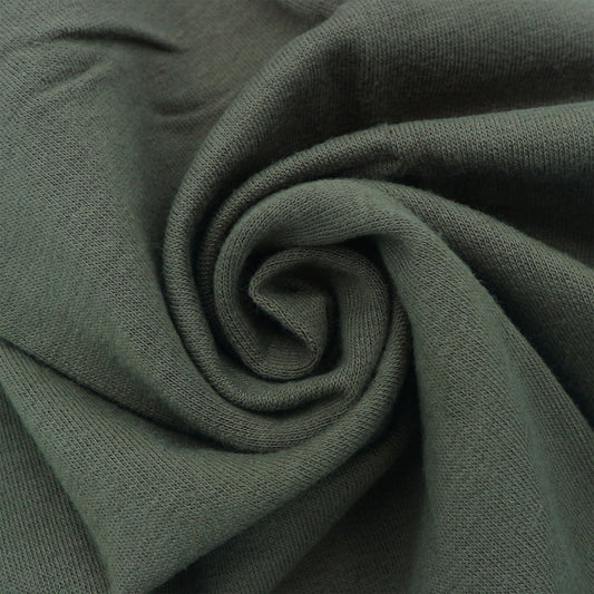 60” Solid Color Cotton Spandex French Terry Fabric - 210 GSM, Stretchy & Soft, Ideal for Apparel & Activewear - (SKU-810)