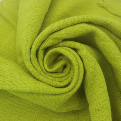 60" Wide 100% Cotton Slub French Terry Fabric by the Yard - 210 GSM, Medium Weight, 2-Way Stretch, Breathable - Ideal for Activewear, Layering & Sweatshirts- (SKU-811)