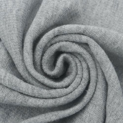 60" Wide 100% Cotton Slub French Terry Fabric by the Yard - 210 GSM, Medium Weight, 2-Way Stretch, Breathable - Ideal for Activewear, Layering & Sweatshirts- (SKU-811)