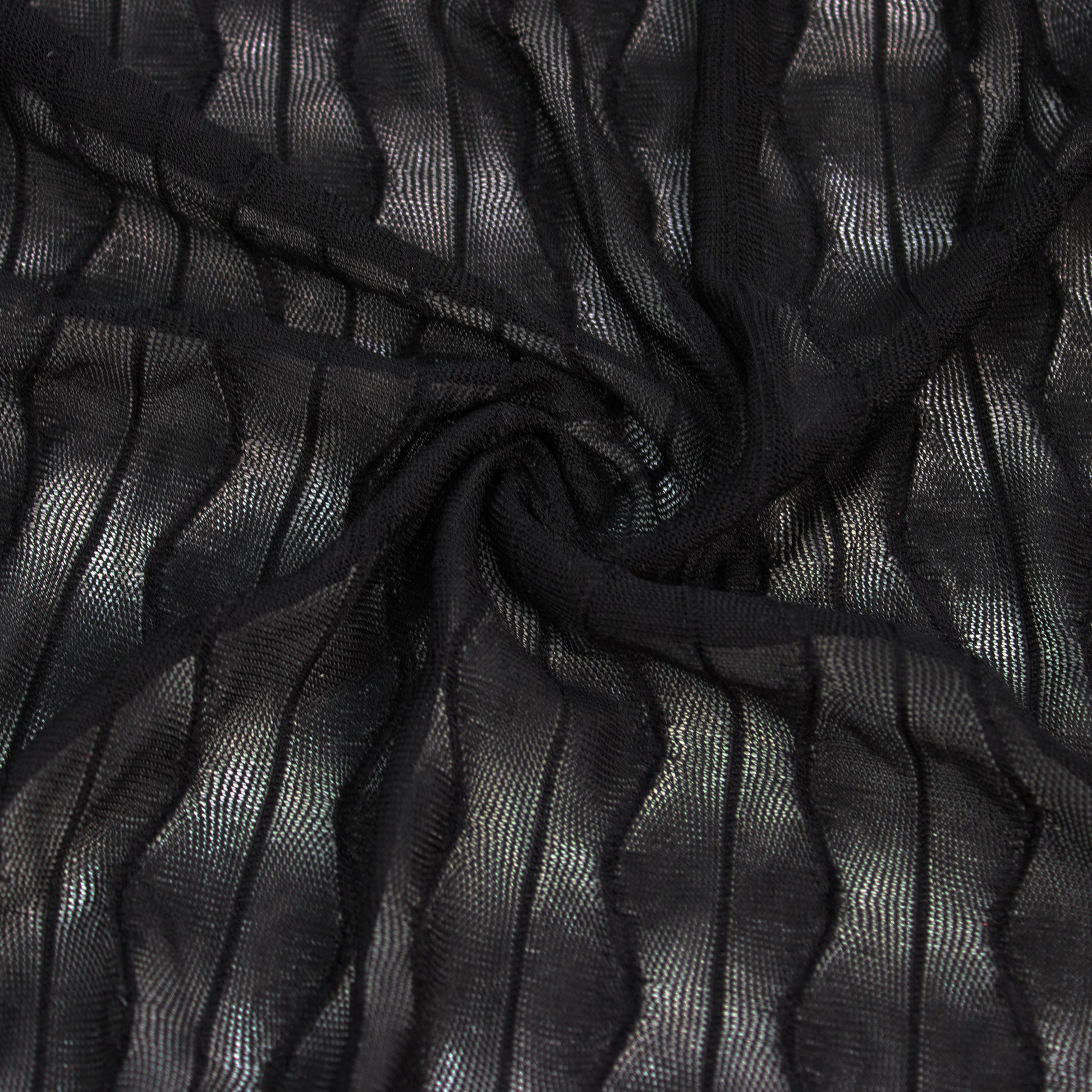 BLACK MESH ZIGZAG DESIGN