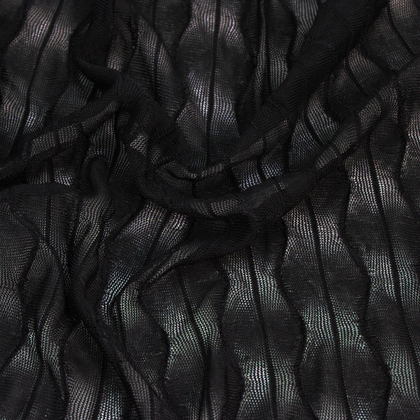 BLACK MESH ZIGZAG DESIGN