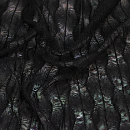 BLACK MESH ZIGZAG DESIGN