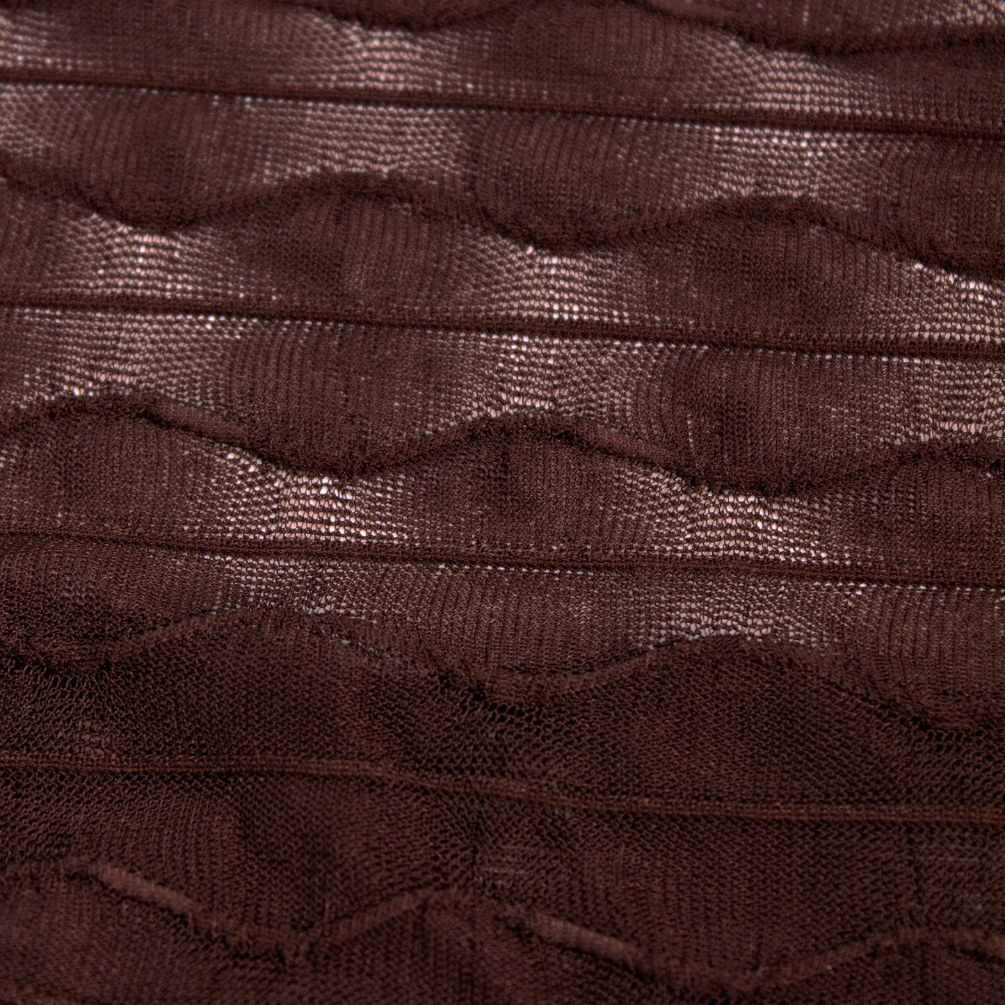 BROWN MESH ZIGZAG DESIGN