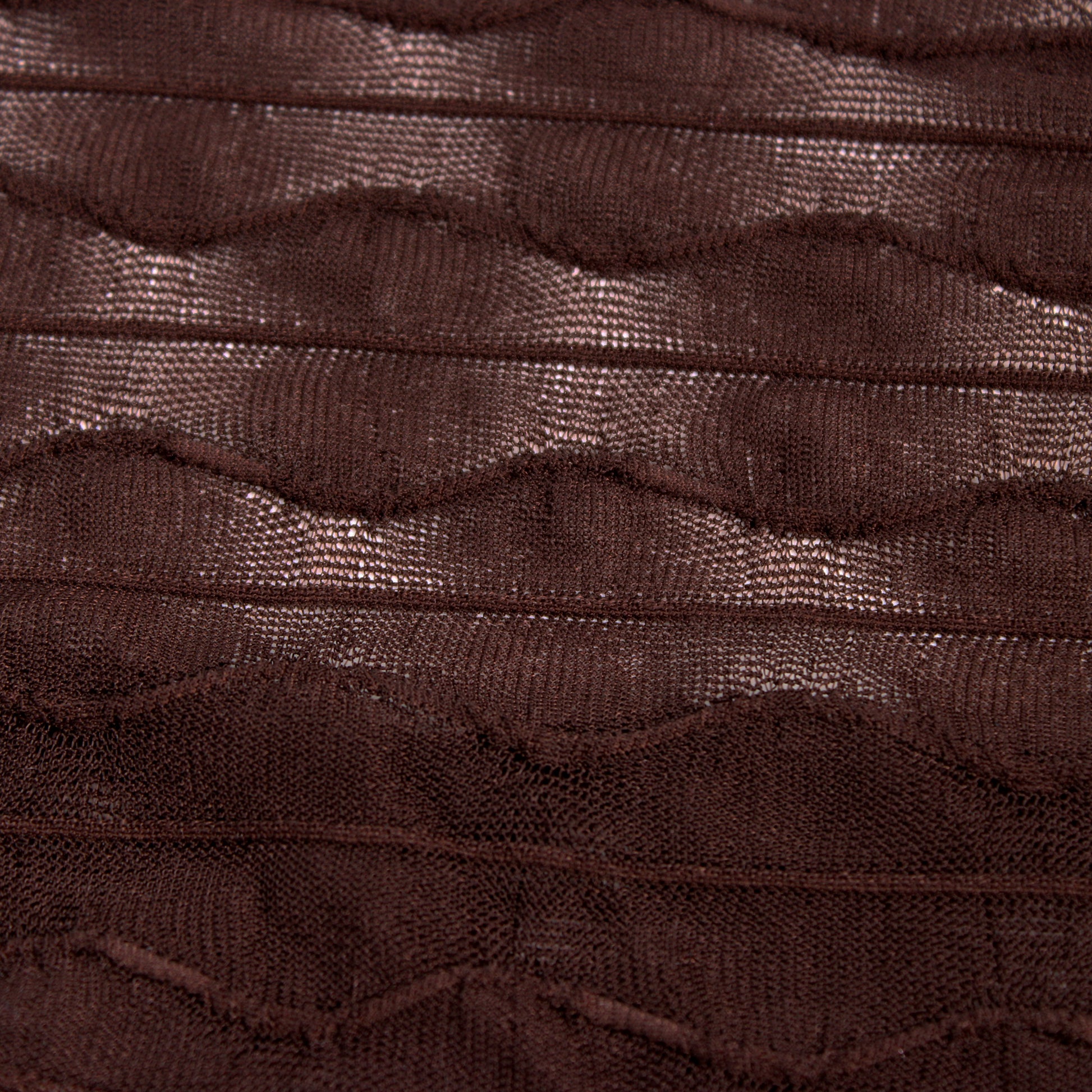 BROWN MESH ZIGZAG DESIGN