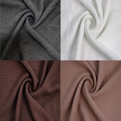 59" Wide Linen Airflow Fabric by The Yard – 100% Polyester, 155 GSM – Lightweight, Non-Stretch Woven Fabric for Dresses, Tops, Home Décor & DIY Projects. (SKU-934)