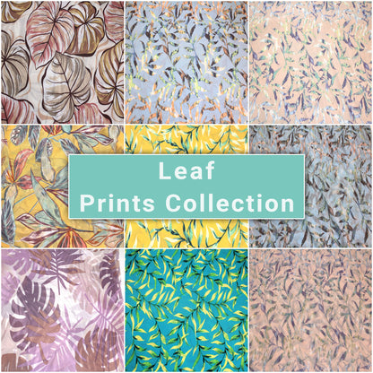 Leaf Print Fabric Collection