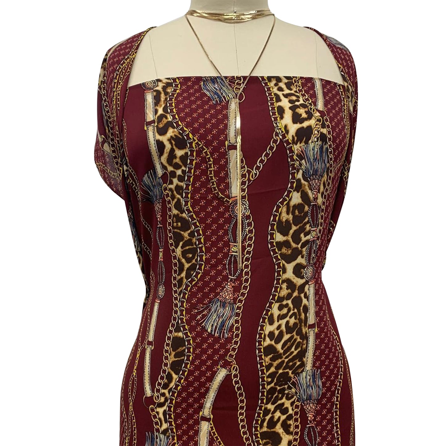 P-1118-504-BURGUNDY-GOLD