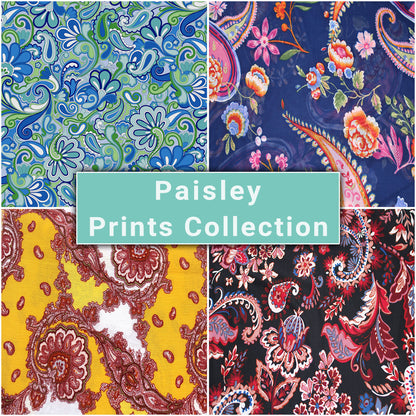 Paisley Print Fabric Collection