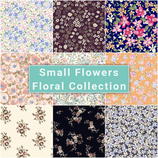 Small Flowers - Floral Fabric Collection