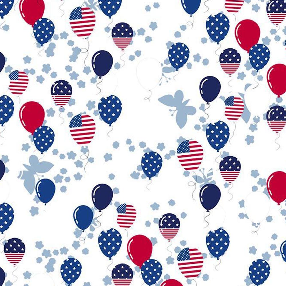 44" Wide 100% Cotton No Stretch Quilting Fabric-Printed Designs for Sewing, Clothing, Crafts, Accessories, Home Decor,  and DIY Projects (Quilting Fabric- Patriotic Collection)